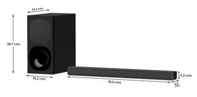 Sony HT-S20R 5.1 Channel Dolby Digital Soundbar With Bluetooth Connectivity