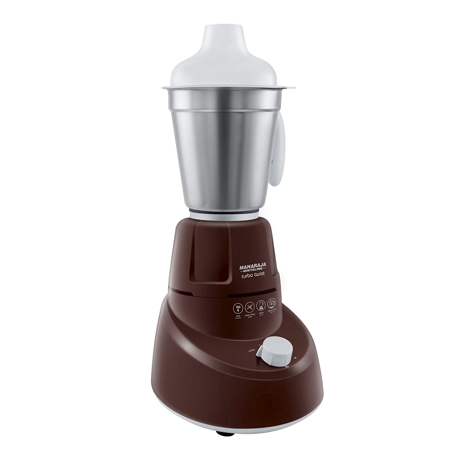 Maharaja Mixer Grinder, 750W, 3 Jars (Brown) Maharaja Mixer Grinder, 750W, 3 Jars (Brown)