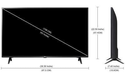 Lg 43 Inch 4K Smart UHD Tv 43UM7290