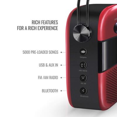 Saregama Carvaan Karaoke - Portable Music Player 5000 songs, FM/BT/AUX Saregama Carvaan Karaoke - Portable Music Player 5000 songs, FM/BT/AUX