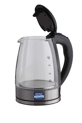KENT Elegant Electric Glass Kettle (Silver) KENT Elegant Electric Glass Kettle (Silver)