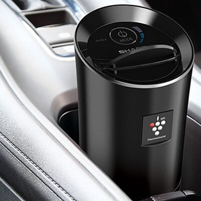 Sharp Plasmacluster Air Purifier IG-GC2E-B for Cars, Vans & SUVs (Metallic Black)