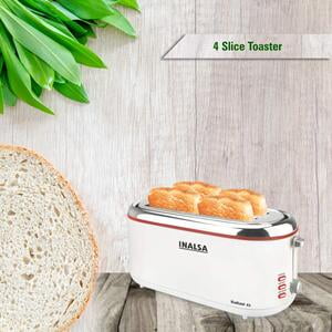 INALSA POPUP TOASTER 4SLICE INALSA POPUP TOASTER 4SLICE