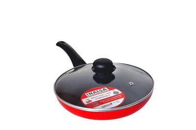 Inalsa Fry Mate LD, Non Sticky Fry Pan (Red)