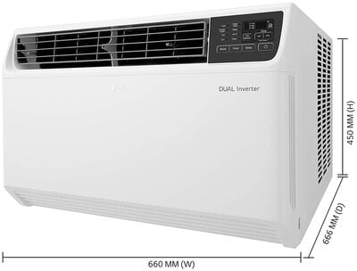LG WINDOW AC 1.5TON INVERTER 5 STAR JWQ18WUZA LG WINDOW AC 1.5TON INVERTER 5 STAR JWQ18WUZA