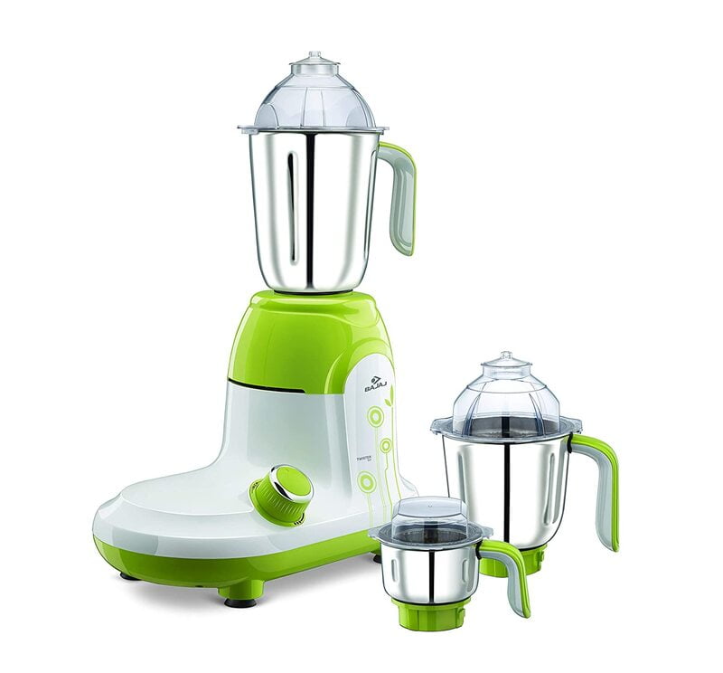 Bajaj Twister Deluxe 750-Watt Mixer Grinder with 3 Jars Bajaj Twister Deluxe 750-Watt Mixer Grinder with 3 Jars