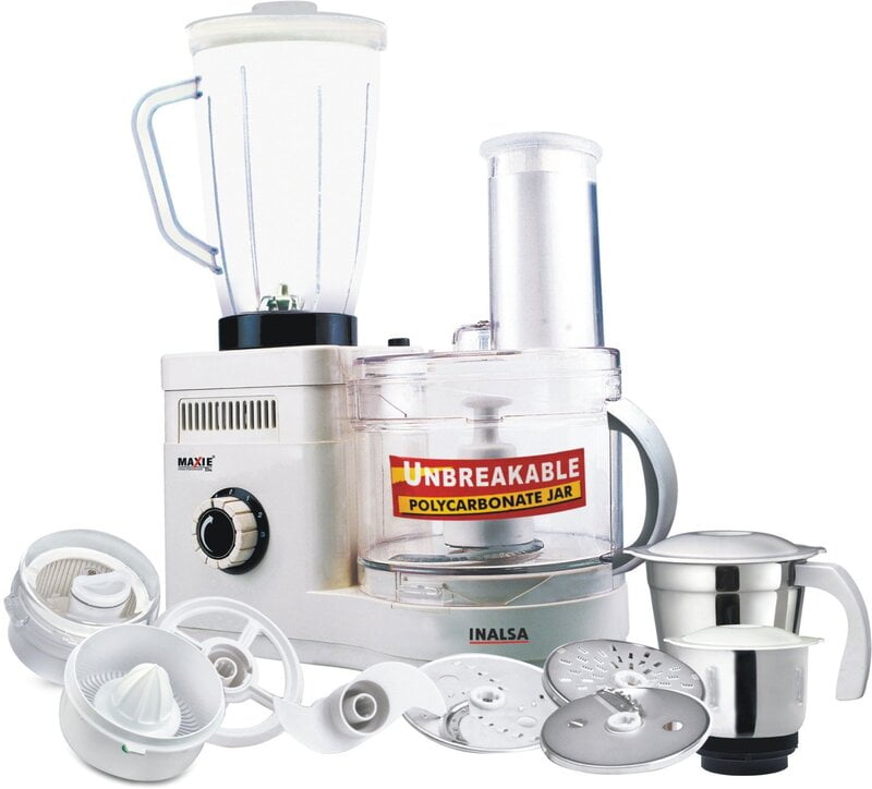 Inalsa Maxie DX 650-Watt Food Processor