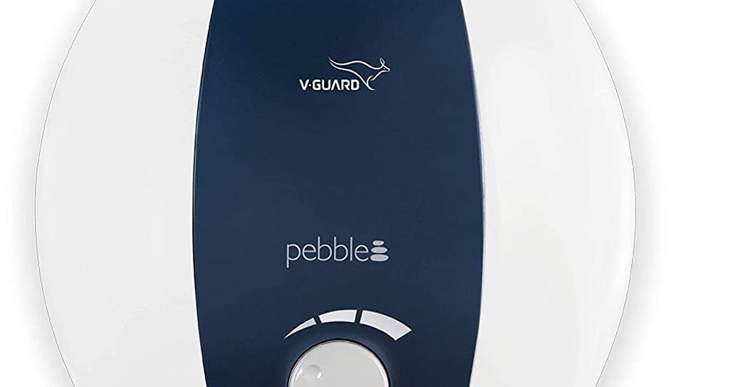 Buy V Guard Water Heater Pebble Metallica 10 Litre 5 Star Geyser Online On  Dillimall.Com