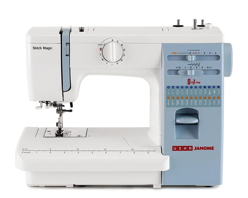 USHA Stitch Magic Automatic Sewing Machine with 57 Stitch Functions