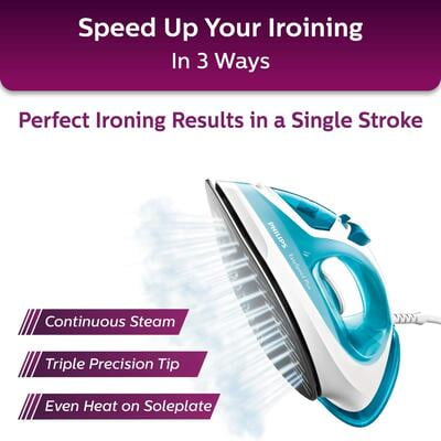 Philips Easy Speed Plus GC2040/70 Steam Iron 2100-Watts Philips Easy Speed Plus GC2040/70 Steam Iron 2100-Watts