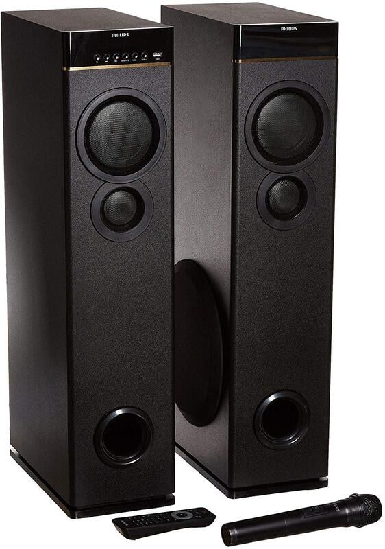 PHILIPS TOWER SPEAKERS SPA9080B/94 2.0 PHILIPS TOWER SPEAKERS SPA9080B/94 2.0