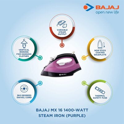 Bajaj Steam Iron Mx 16