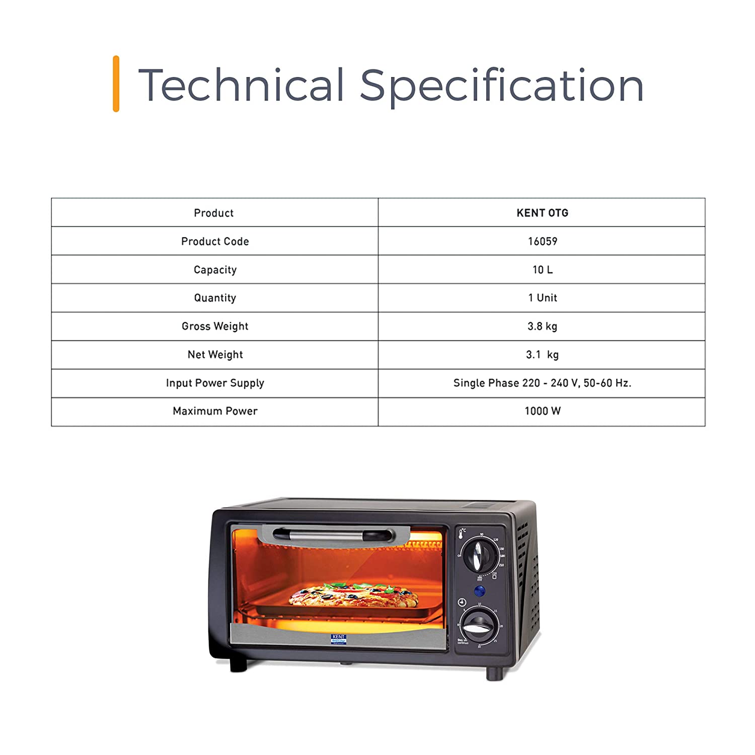 Kent OTG ( Oven Toaster Griller ) 20LTR Kent OTG ( Oven Toaster Griller ) 20LTR