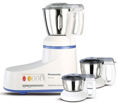 Panasonic AC MX-AC310 Super Mixer Grinder 550-Watt with 3 Jars