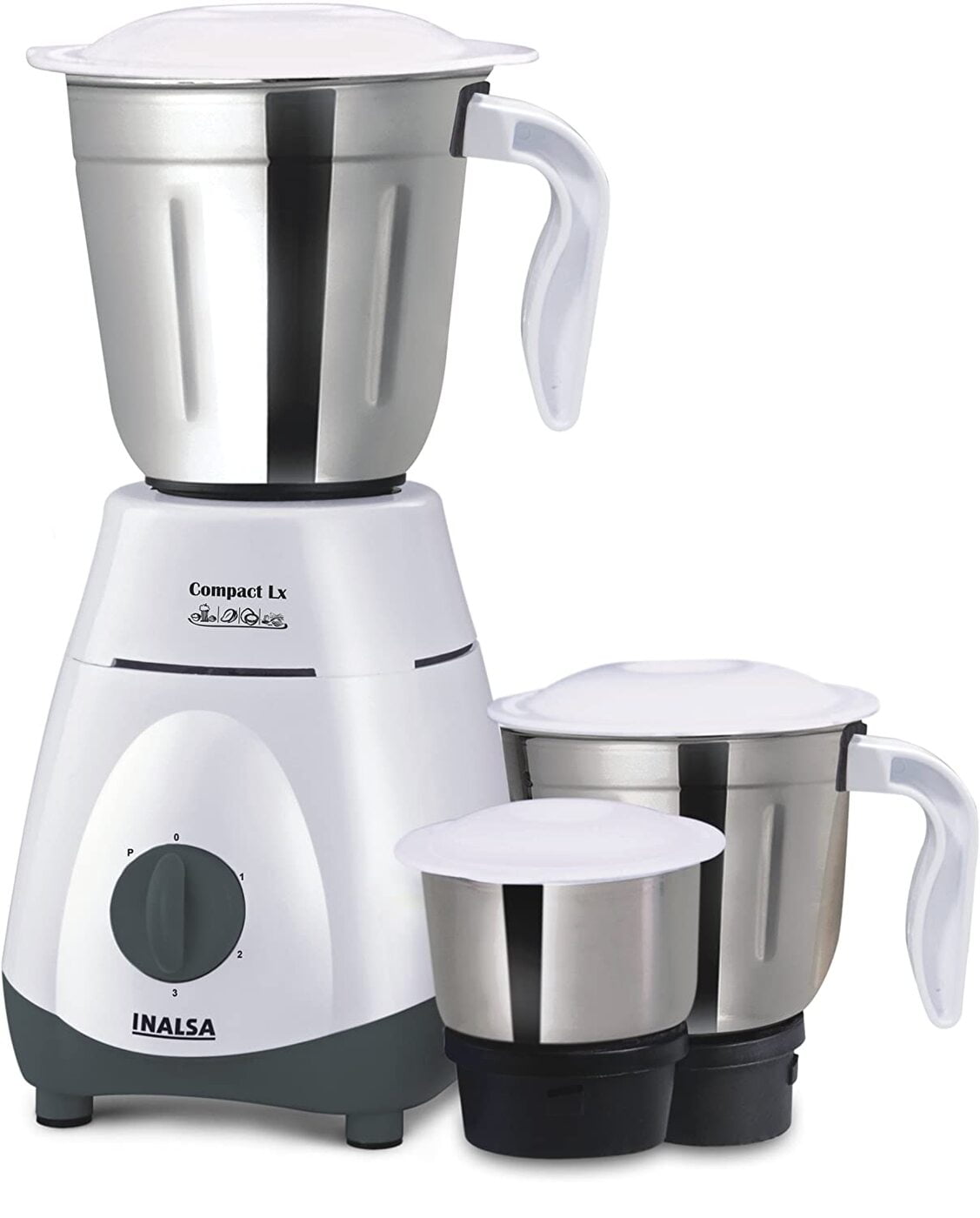 Buy Inalsa Compact Lx 550 W Mixer Grinder with 3 Jars Online on