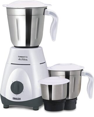 Inalsa Compact Lx 550 W Mixer Grinder with 3 Jars