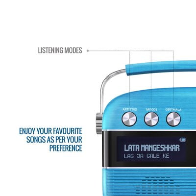 Saregama Carvaan Hindi with 5000 Preloaded Songs, FM/BT/AUX
