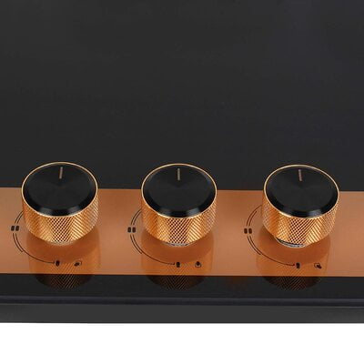 Faber Hobtop Utopia HT783 CRS BR CI AI 3 Brass Burner Auto Electric Ignition Glass Top, Black Faber Hobtop Utopia HT783 CRS BR CI AI 3 Brass Burner Auto Electric Ignition Glass Top, Black