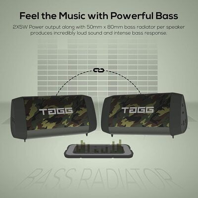 TAGG SONIC angle 1 portable wireless bt speaker