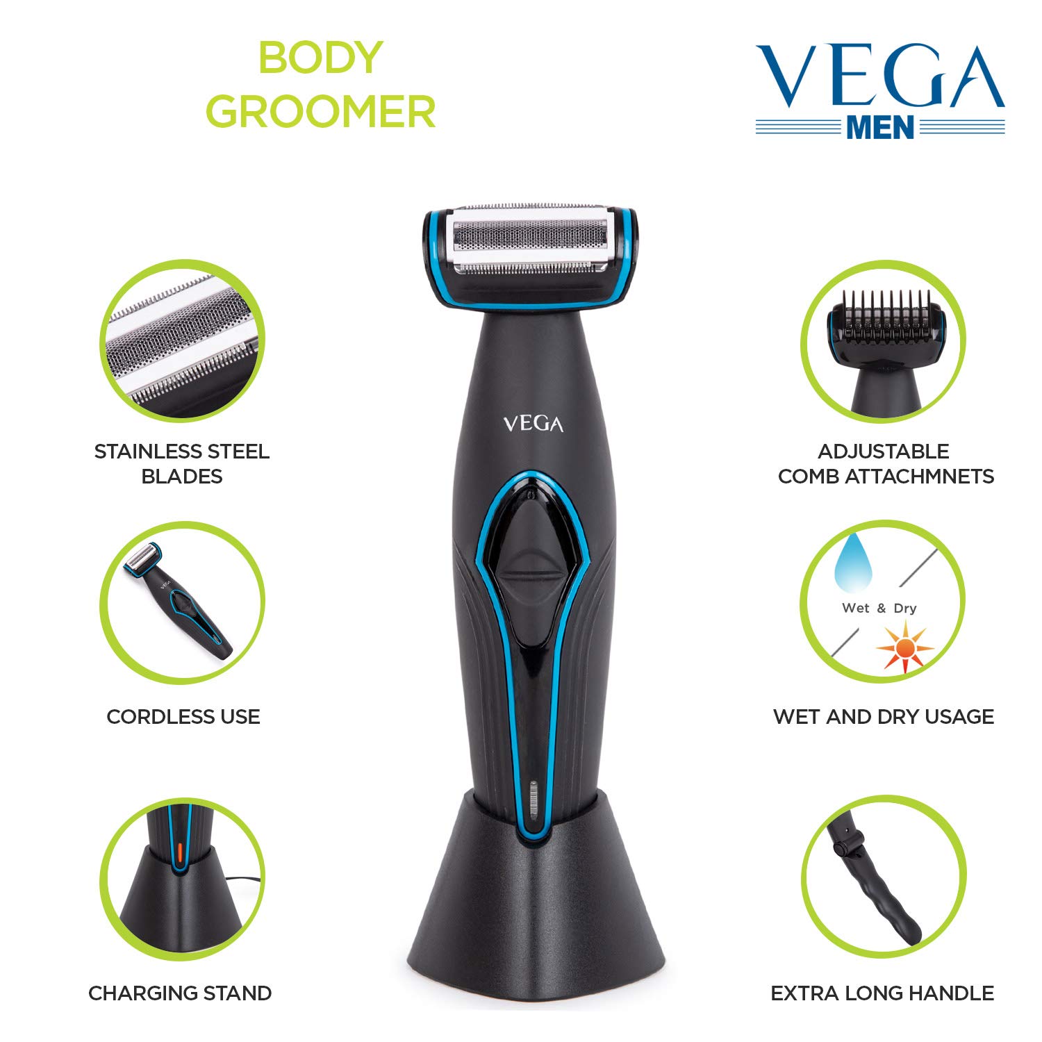 Vega Men VHBG-01 Body Groomer Vega Men VHBG-01 Body Groomer