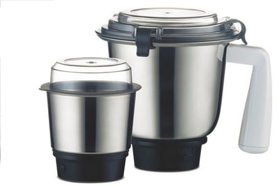 Bajaj Twister 750-Watt Mixer Grinder with 3 Jars (White)