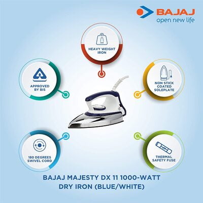 Bajaj Dry Iron Majesty Dx 11 Bajaj Dry Iron Majesty Dx 11
