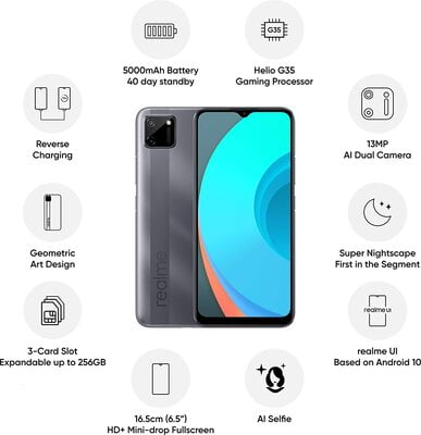 Realme C11 2+32Gb Rich Grey