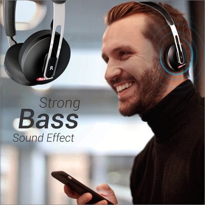 PORTRONICS HEADSET BLUETOOTH MUFFS L BLACK POR894