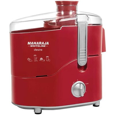 Maharaja Whiteline Desire Red Treasure 450-Watt Juicer Mixer Grinder