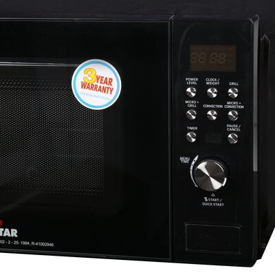 Kenstar 20 L Convection Microwave Oven (KJ20CBG101, Black)