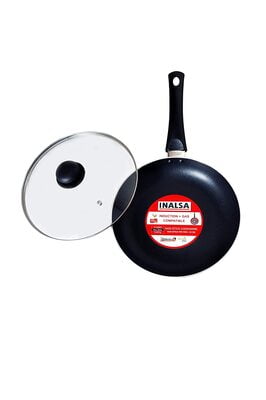 Inalsa Fry Mate LD, Non Sticky Fry Pan (Red)