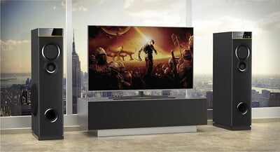 PHILIPS TOWER SPEAKERS SPA9080B/94 2.0 PHILIPS TOWER SPEAKERS SPA9080B/94 2.0