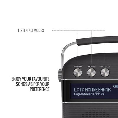 Saregama Carvaan Hindi with 5000 Preloaded Songs, FM/BT/AUX Saregama Carvaan Hindi with 5000 Preloaded Songs, FM/BT/AUX