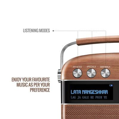 Saregama Carvaan Premium - 5000 Songs, FM/BT/AUX With APP Support Saregama Carvaan Premium - 5000 Songs, FM/BT/AUX With APP Support