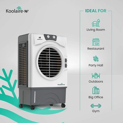 Havells Koolaire-w 51 Litre Desert Air Cooler - Wood Wool Cooling Pads Havells Koolaire-w 51 Litre Desert Air Cooler - Wood Wool Cooling Pads