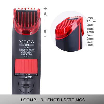 Vega VHTH-10 T-Look Beard Trimmer Black