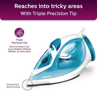 Philips Easy Speed Plus GC2040/70 Steam Iron 2100-Watts