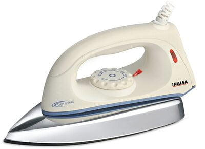 Inalsa Gemini 1000-Watt Electric Dry Iron (White/Blue)