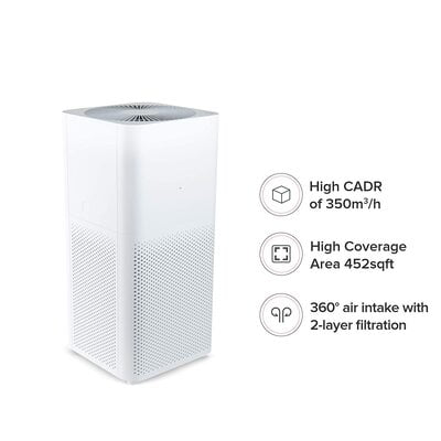 MI Air Purifier 2C With True HEPA Filter (White)