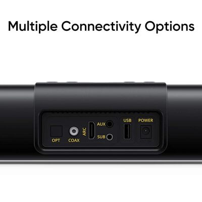 realme 2.1 Channel 100 W Bluetooth Soundbar with Wired Subwoofer