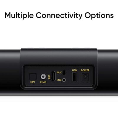 realme 2.1 Channel 100 W Bluetooth Soundbar with Wired Subwoofer realme 2.1 Channel 100 W Bluetooth Soundbar with Wired Subwoofer
