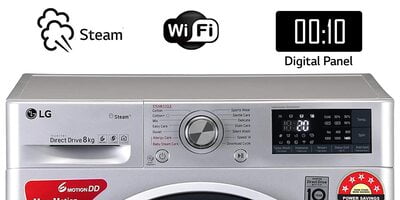 LG WASHING MACHINE FRONT LOADING 8KG FHT1408ZWL LG WASHING MACHINE FRONT LOADING 8KG FHT1408ZWL