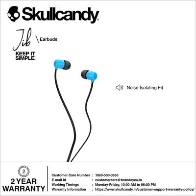 Skullcandy Jib Wired in-Earphone Without Mic Skullcandy Jib Wired in-Earphone Without Mic