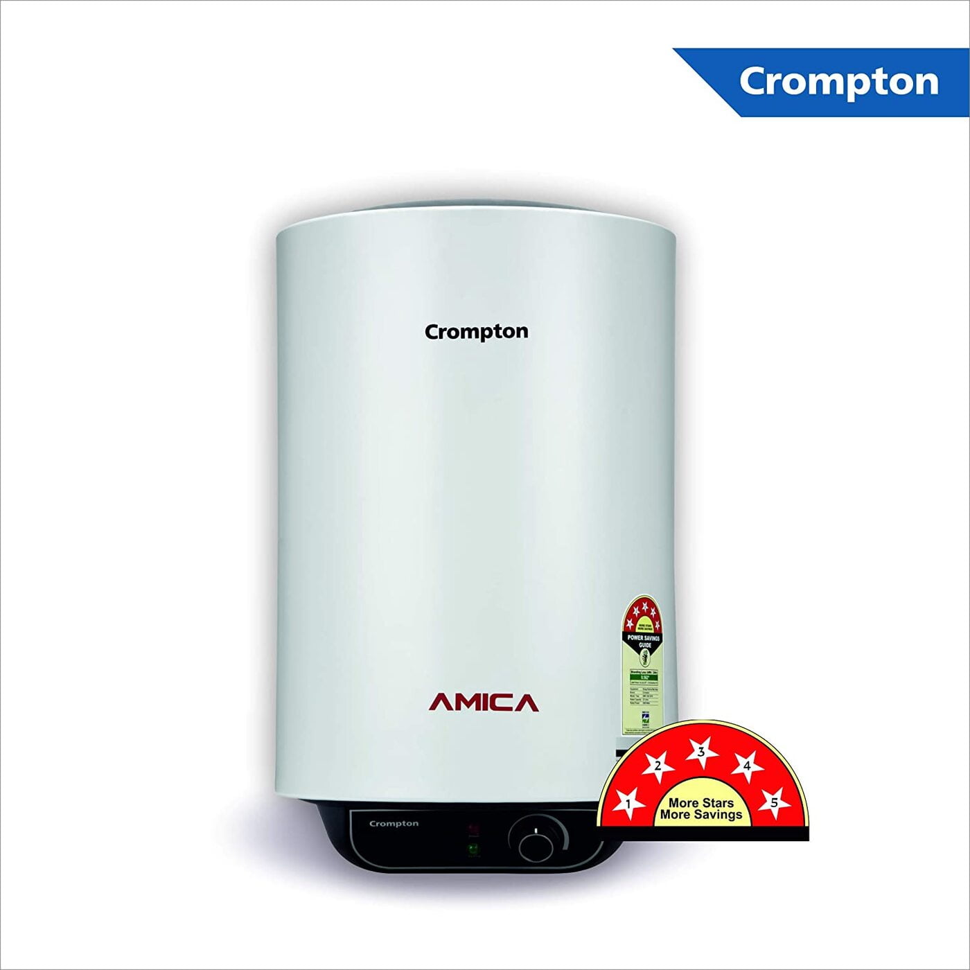 Buy CROMPTON AMICA ASWH-2015 Storage Water Heater 15 ltr Online on  Dillimall.Com