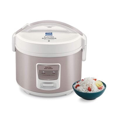 KENT Electric Rice Cooker 5-litres 700-Watt (White and Reddish Grey) KENT Electric Rice Cooker 5-litres 700-Watt (White and Reddish Grey)