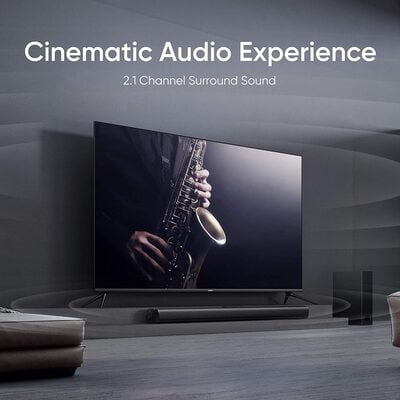 realme 2.1 Channel 100 W Bluetooth Soundbar with Wired Subwoofer realme 2.1 Channel 100 W Bluetooth Soundbar with Wired Subwoofer