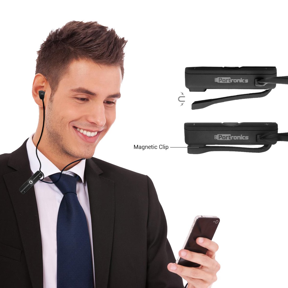 PORTRONICS STEREO BLUTOOTH HEADSET HARMONICS 206 BLACK POR831 PORTRONICS STEREO BLUTOOTH HEADSET HARMONICS 206 BLACK POR831
