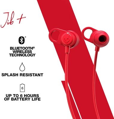 SKULLCANDY JIB BT+ BLACK RED