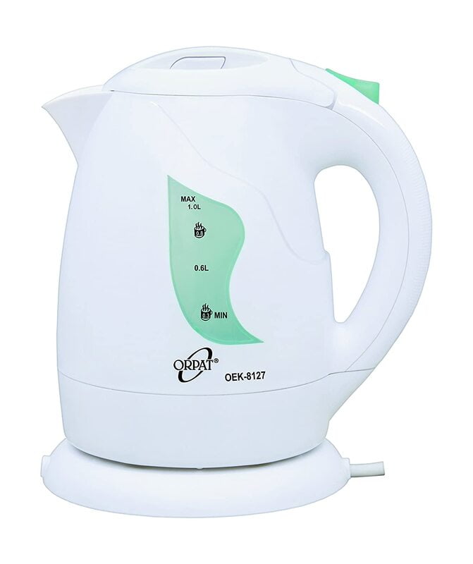 Orpat OEK-8127 1-Litre Cordless Kettle 850Watts Orpat OEK-8127 1-Litre Cordless Kettle 850Watts