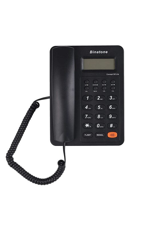 Binatone Concept 501 Corded Telephone with Display & HF Speaker Binatone Concept 501 Corded Telephone with Display & HF Speaker